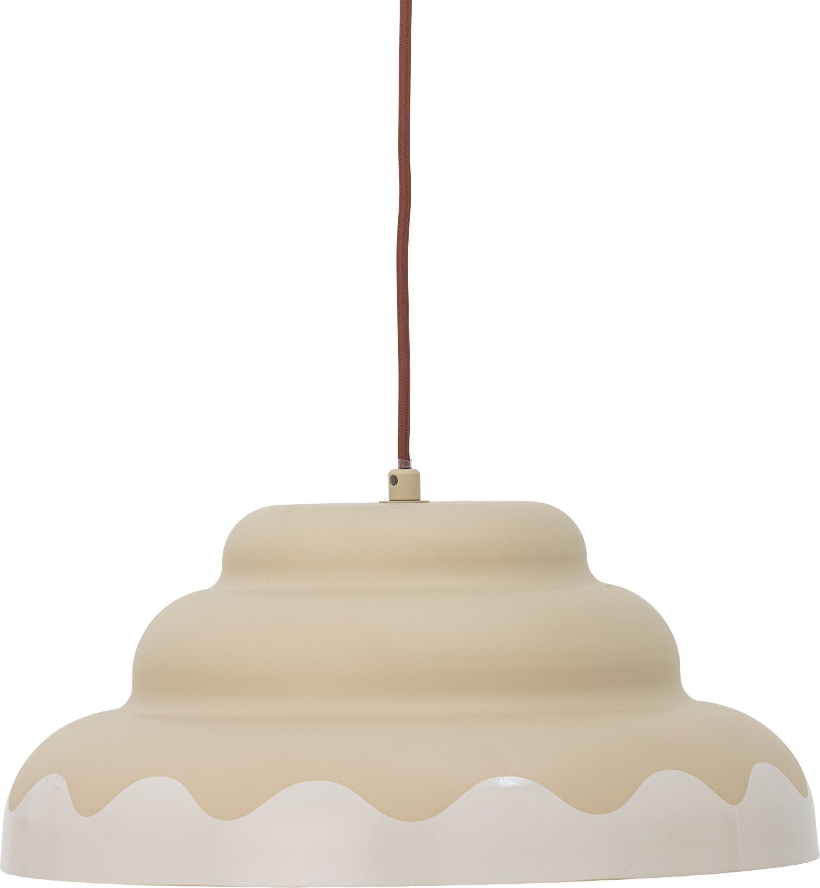 Lampa wisząca Lacya beżowa
