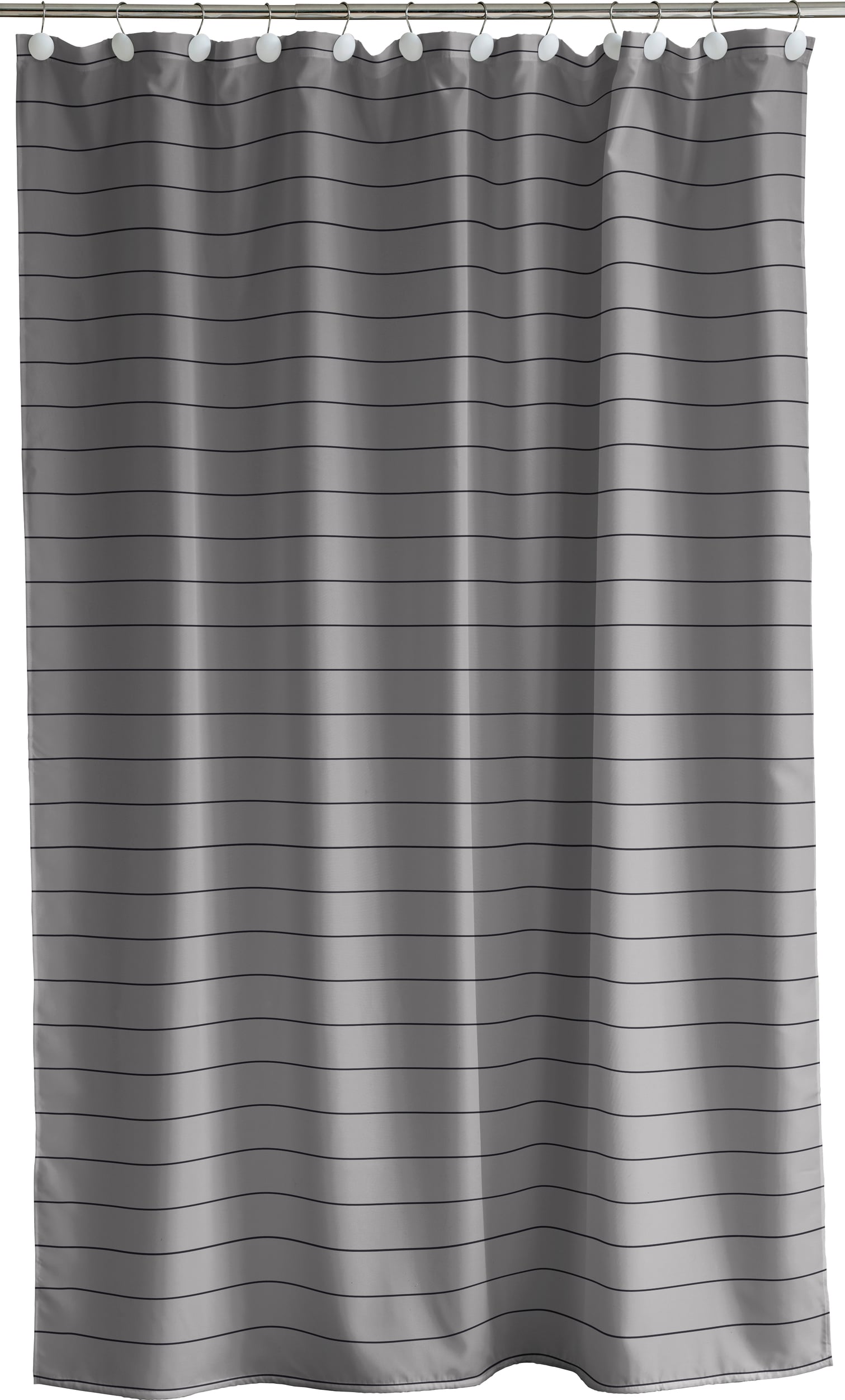 Zasłona prysznicowa Line 180 x 200 cm szara