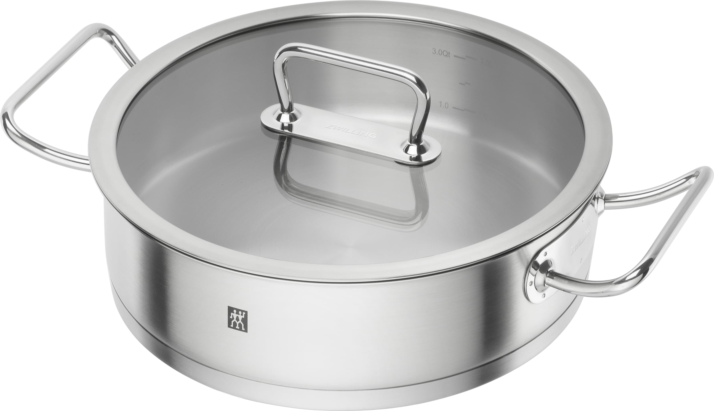 Patelnia Zwilling Pro 28 cm z dwoma uchwytami i pokrywką