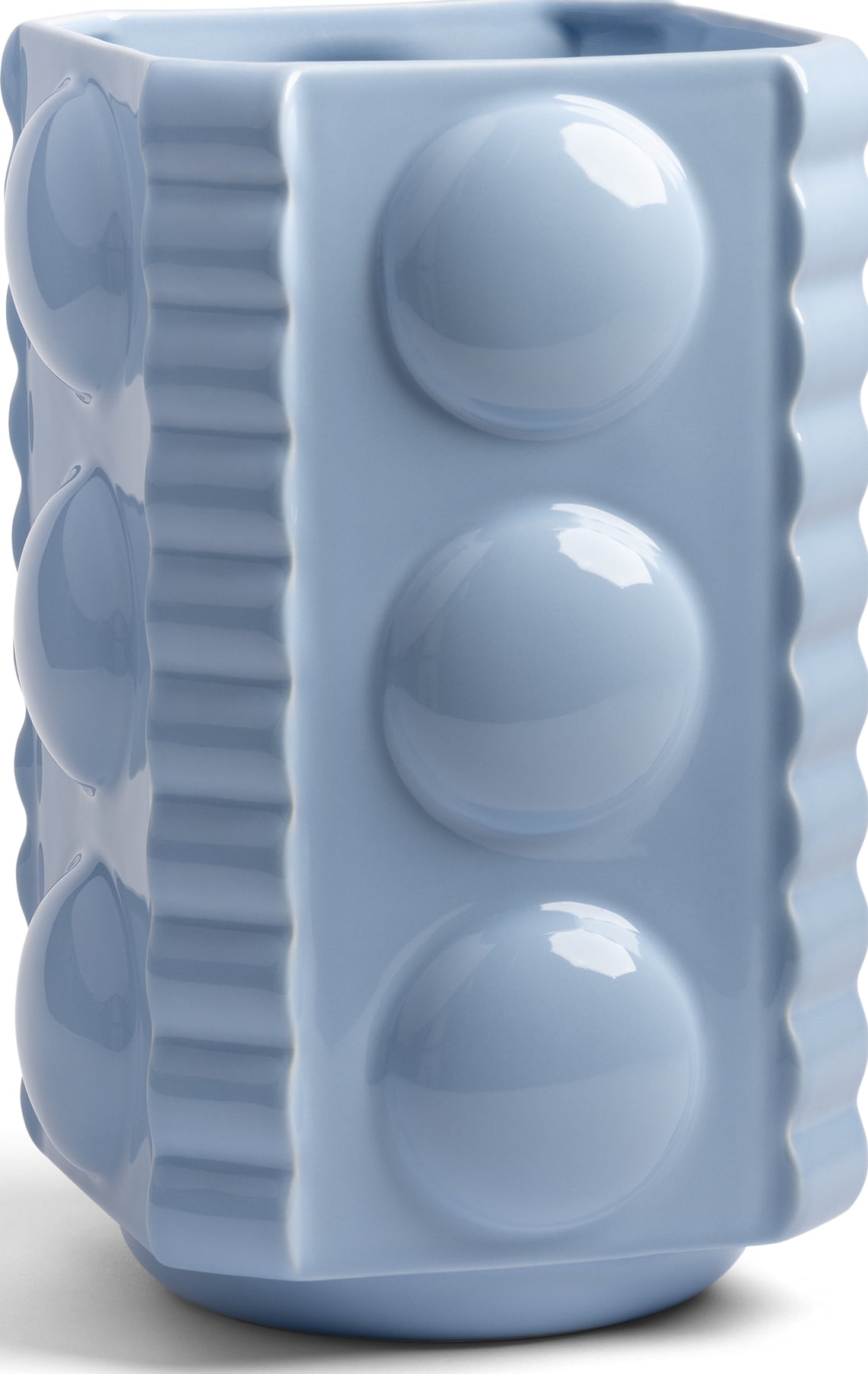 Wazon Facet niebieski
