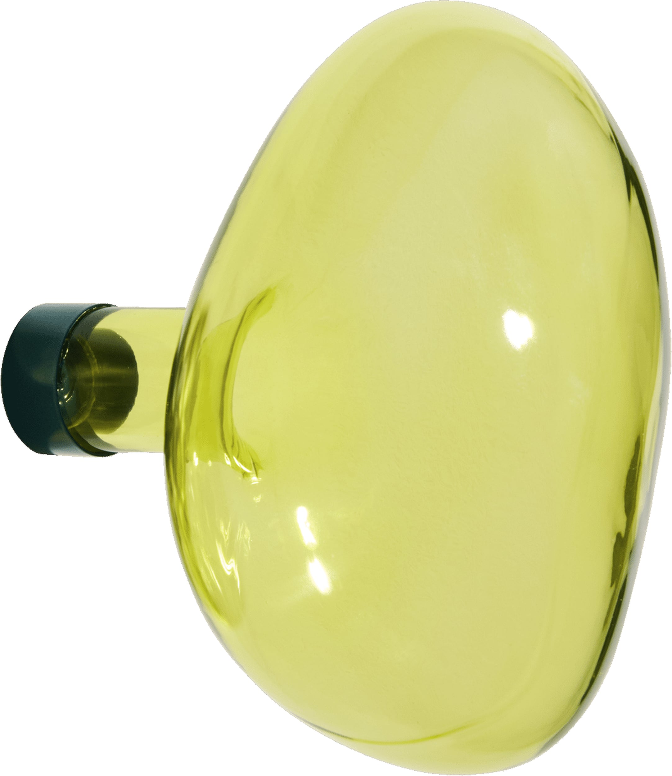 Haczyk ścienny Bubble 15 cm limonkowy