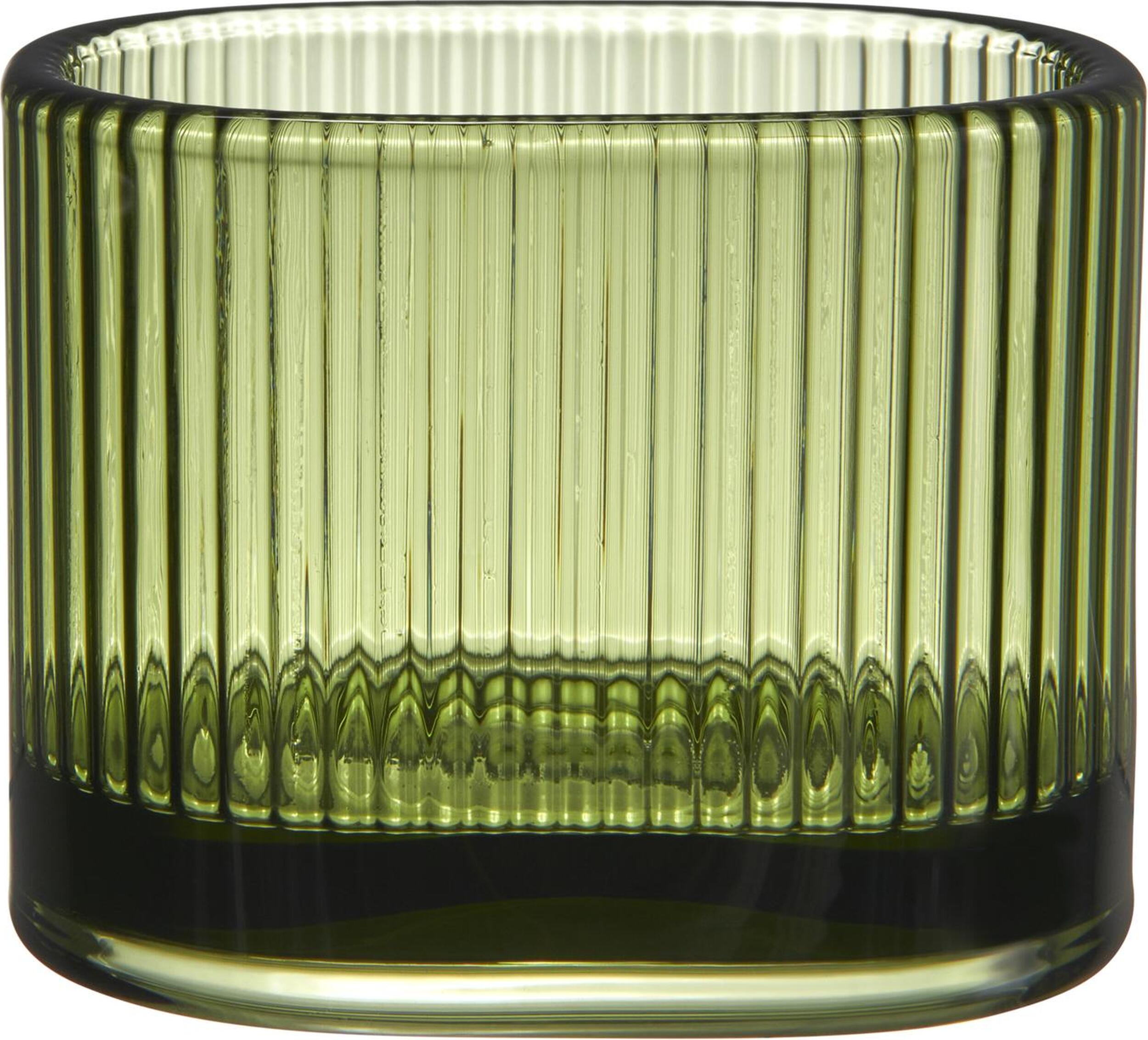 Świecznik na tealighty Magica Ellipse 7 cm zielony