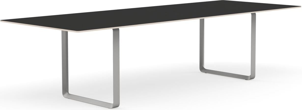 Stół Muuto 295 x 108 cm czarny nogi szare