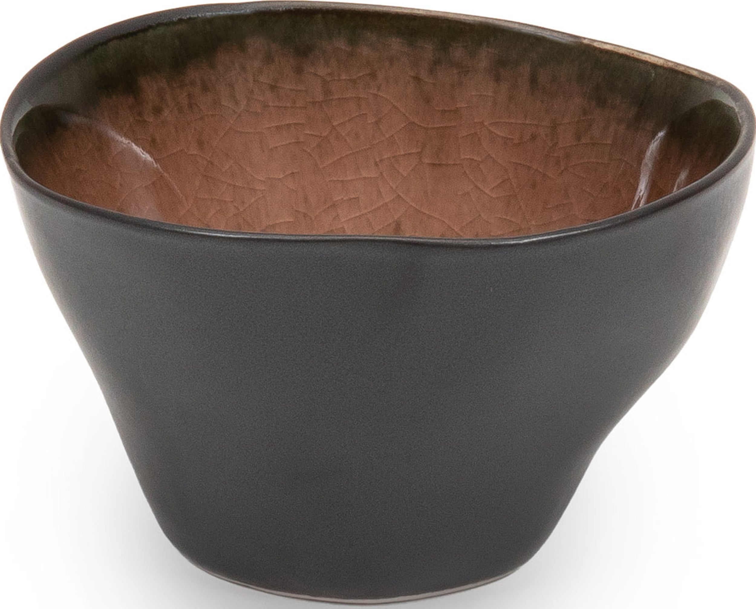 Miski Pure 7 6 cm brązowe 4 szt.