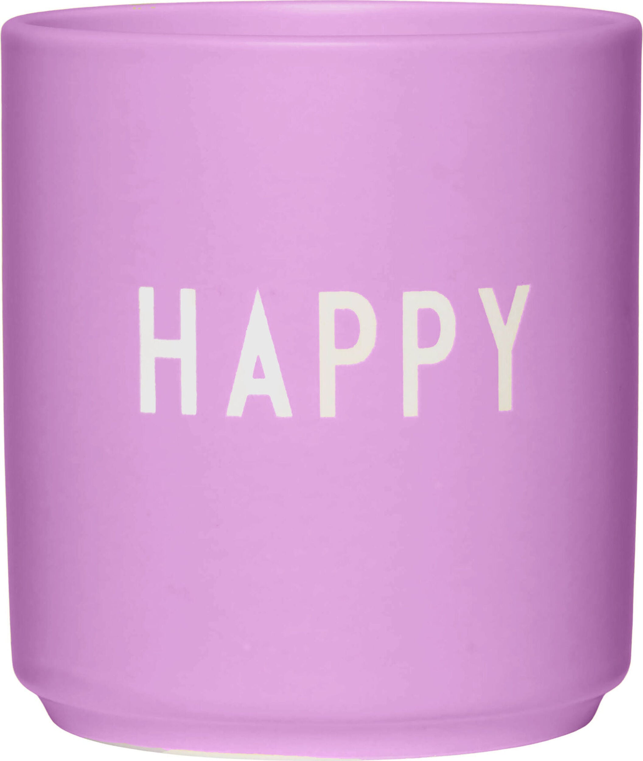 Kubek Favourite Happy ciemnoróżowy