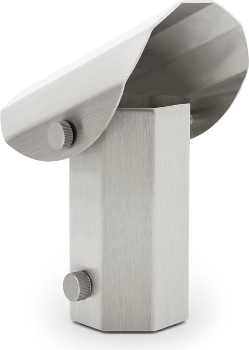 Lampa stołowa bezprzewodowa Apolin 18 cm stal szczotkowana