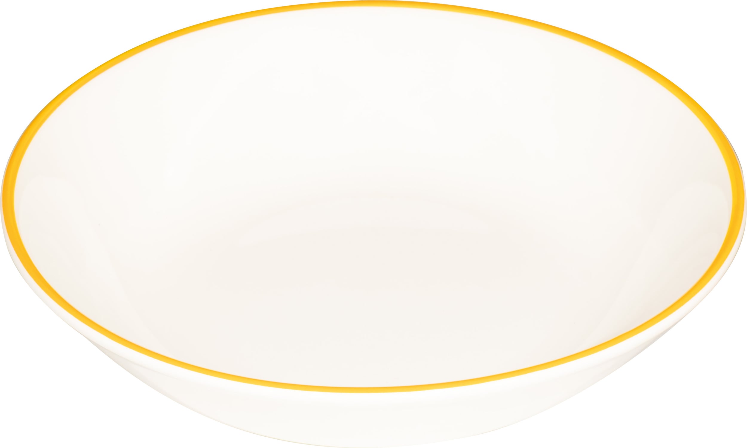 Talerz głęboki Lido Rim 22 cm żółty