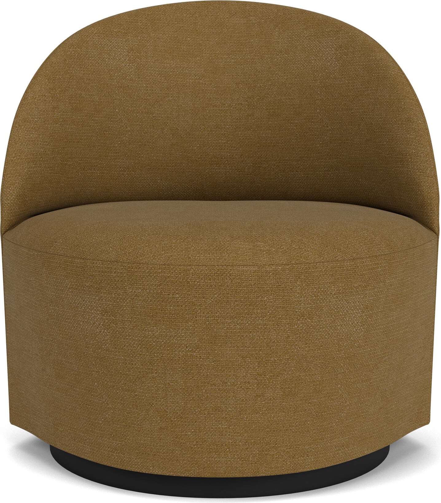 Fotel obrotowy Tearoom Swivel Bouclé 72 5 cm żółty