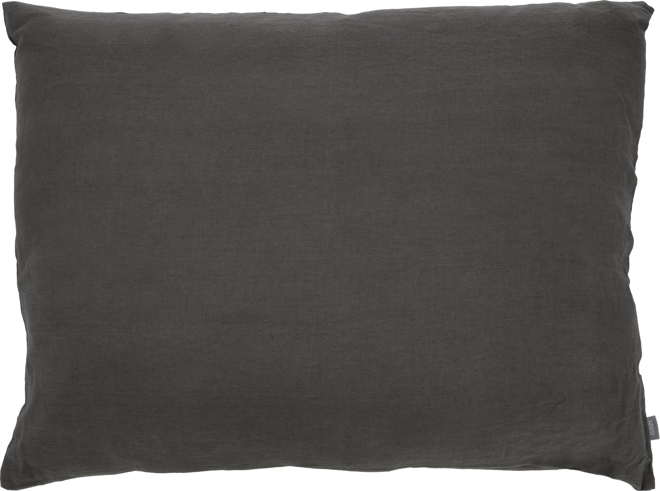 Poduszka Linen 60 x 80 cm szara