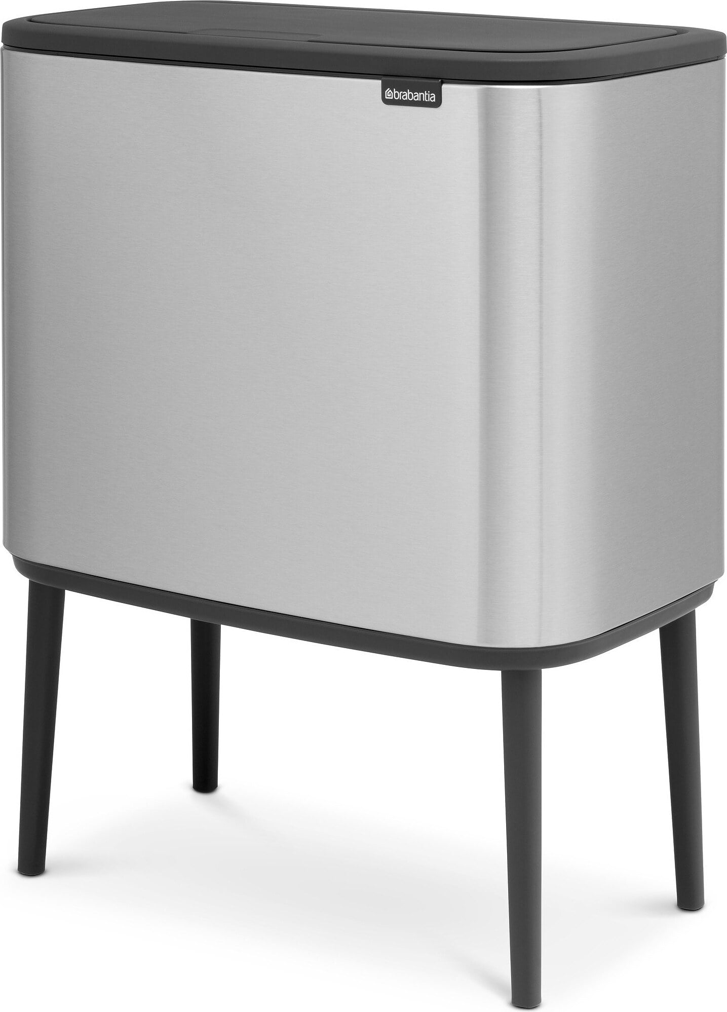 Kosz na śmieci Bo Touch Bin 11 l + 23 l stal matowa FPP