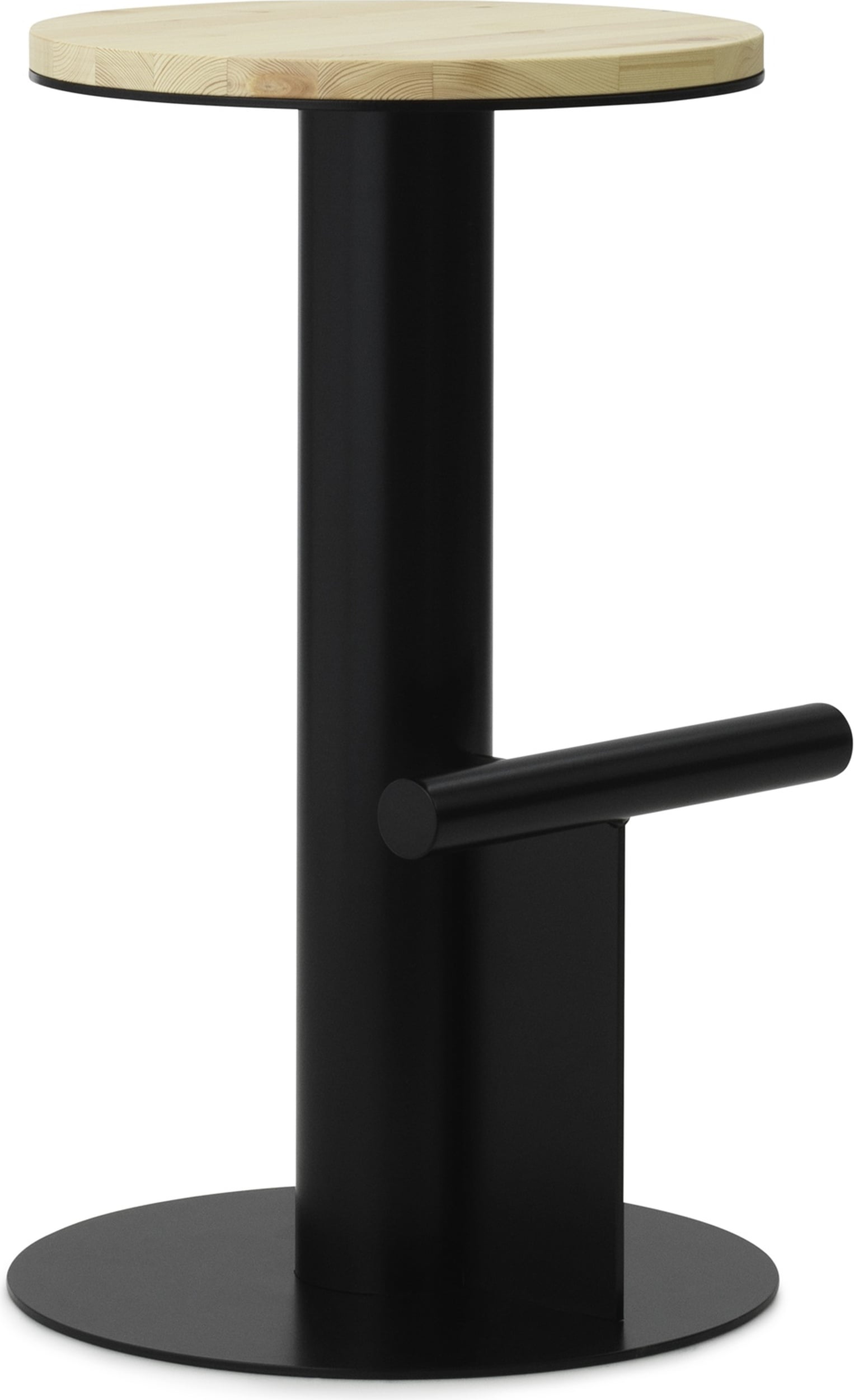 Stołek barowy Pole 65 cm czarny