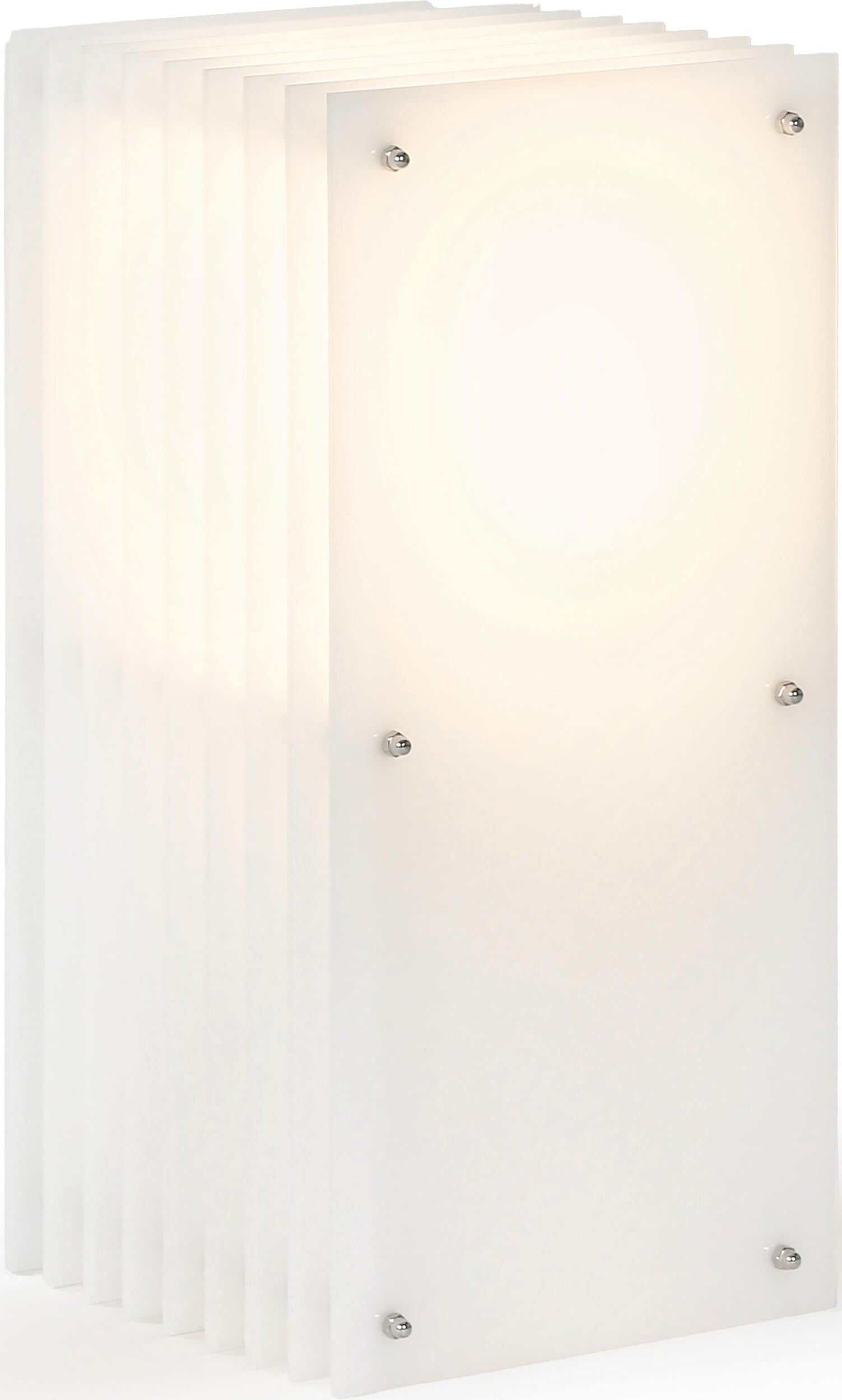 Lampa Lop Rectangle S mleczna
