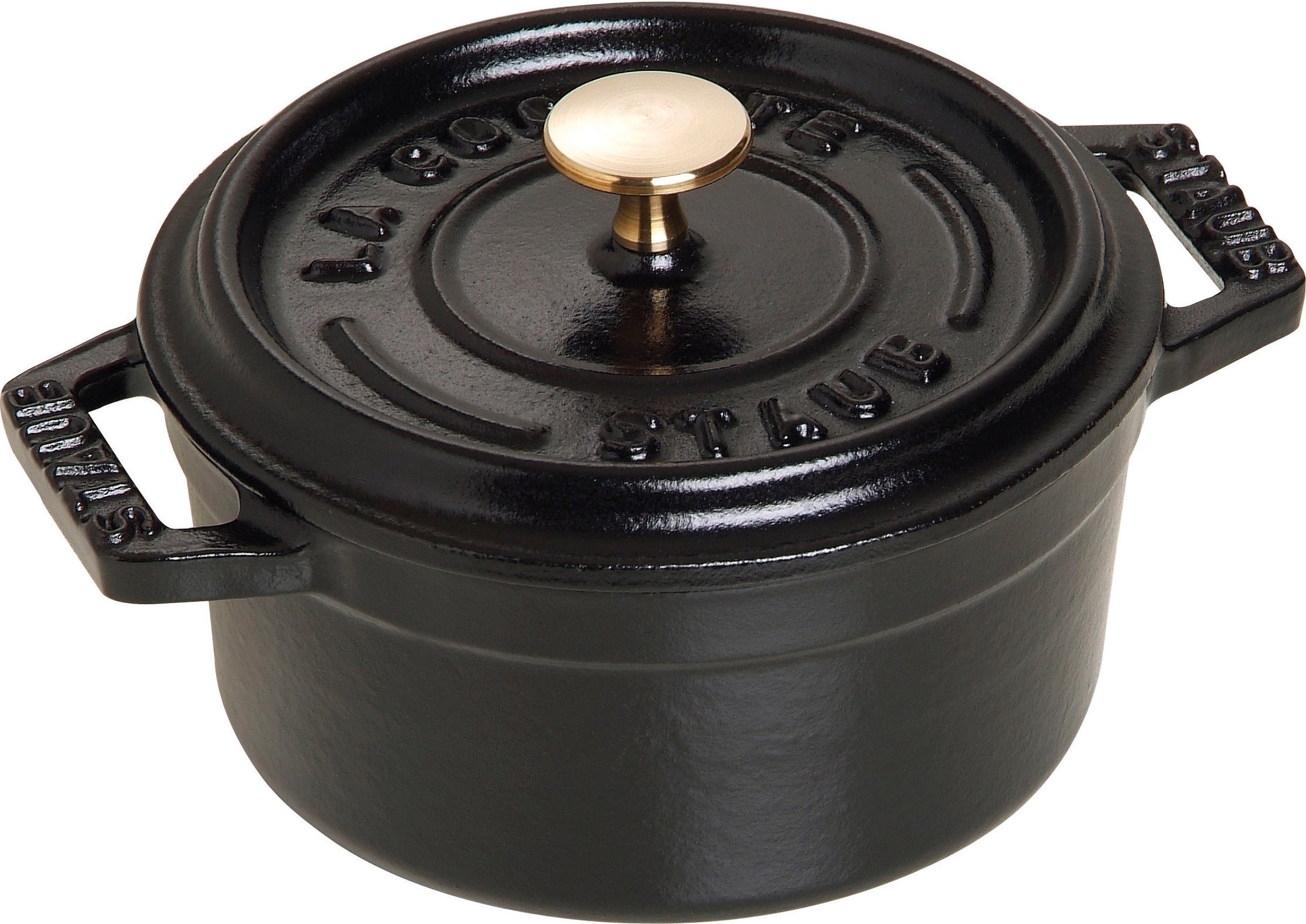 Garnek Mini Cocotte 250 ml czarny żeliwny