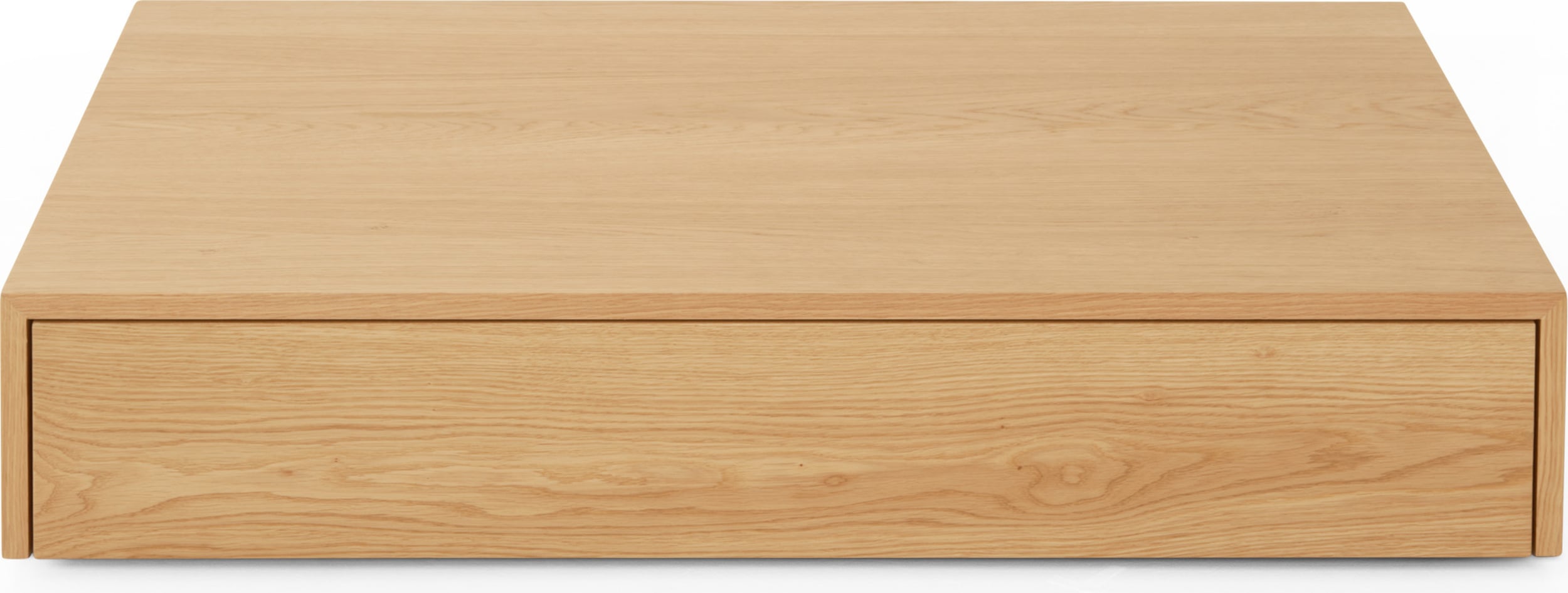 Stolik kawowy z szufladą Mass 75 x 103 cm naturalny dąb