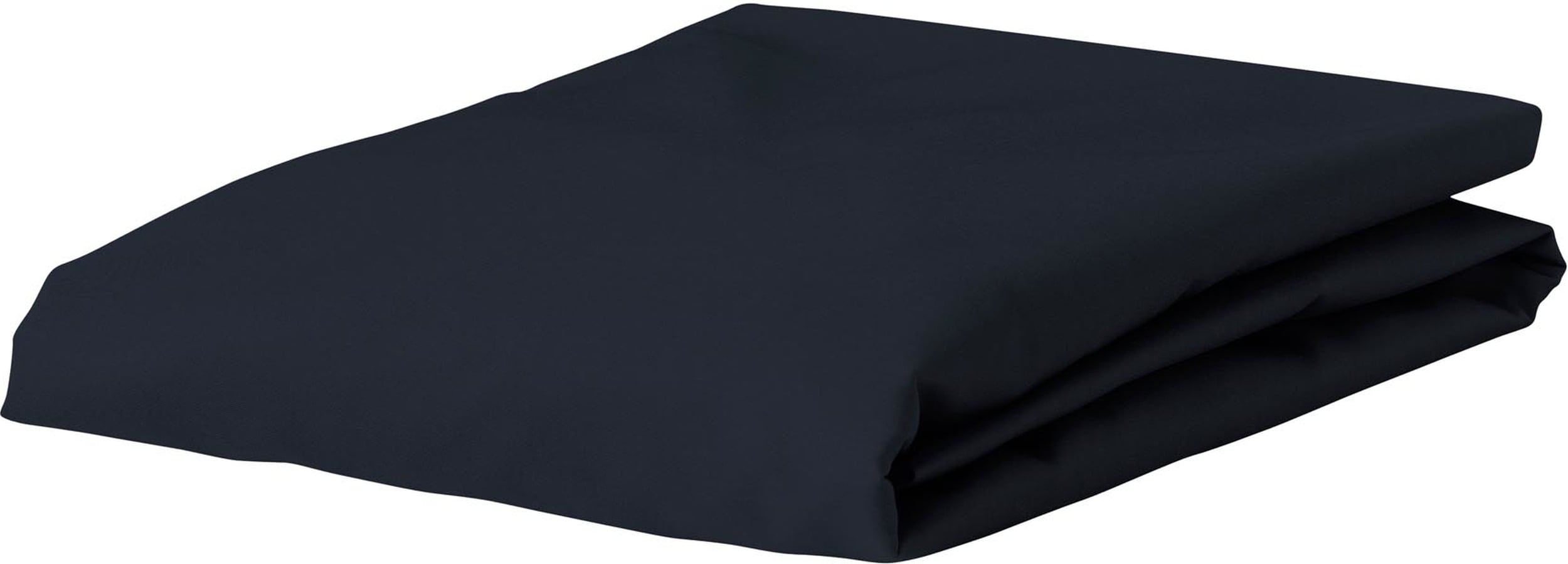 Prześcieradło z gumką Premium Percale 180 x 220 cm granatowe
