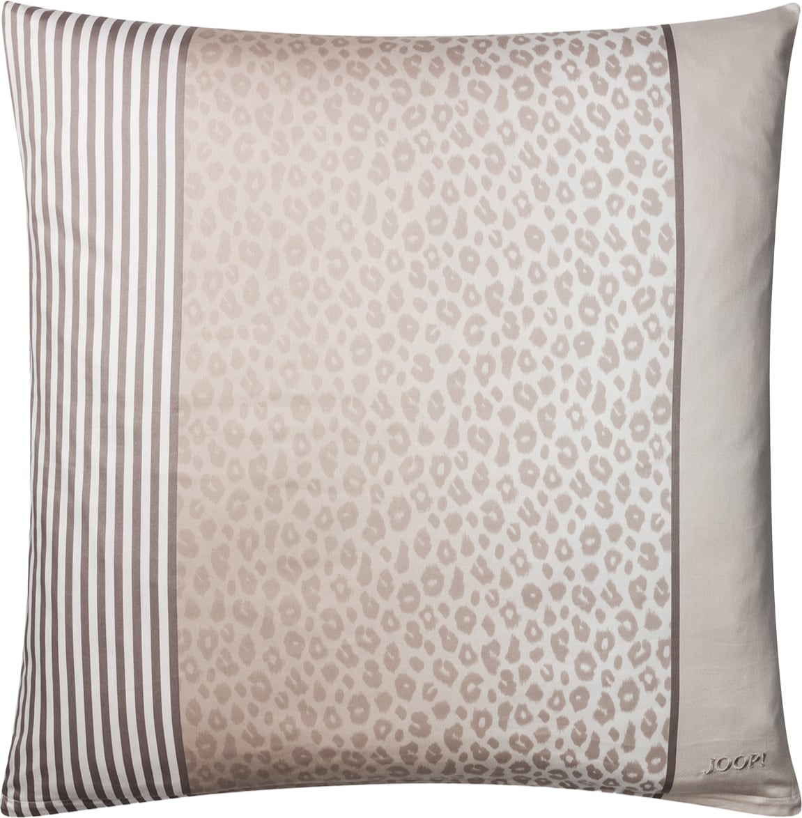 Poszewka na poduszkę Leo 80 x 80 cm cream z bawełny satynowej
