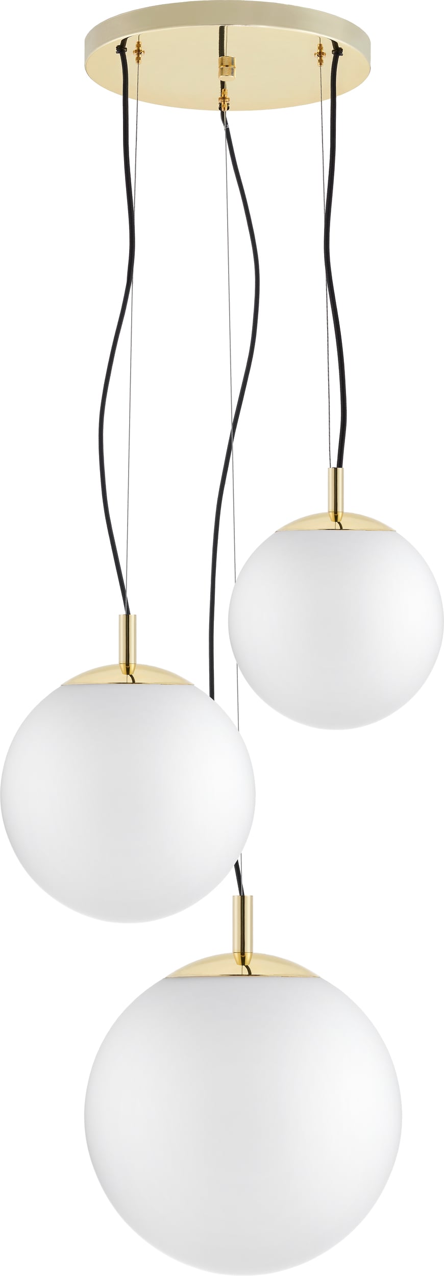 Lampa wisząca Alur 2 złota