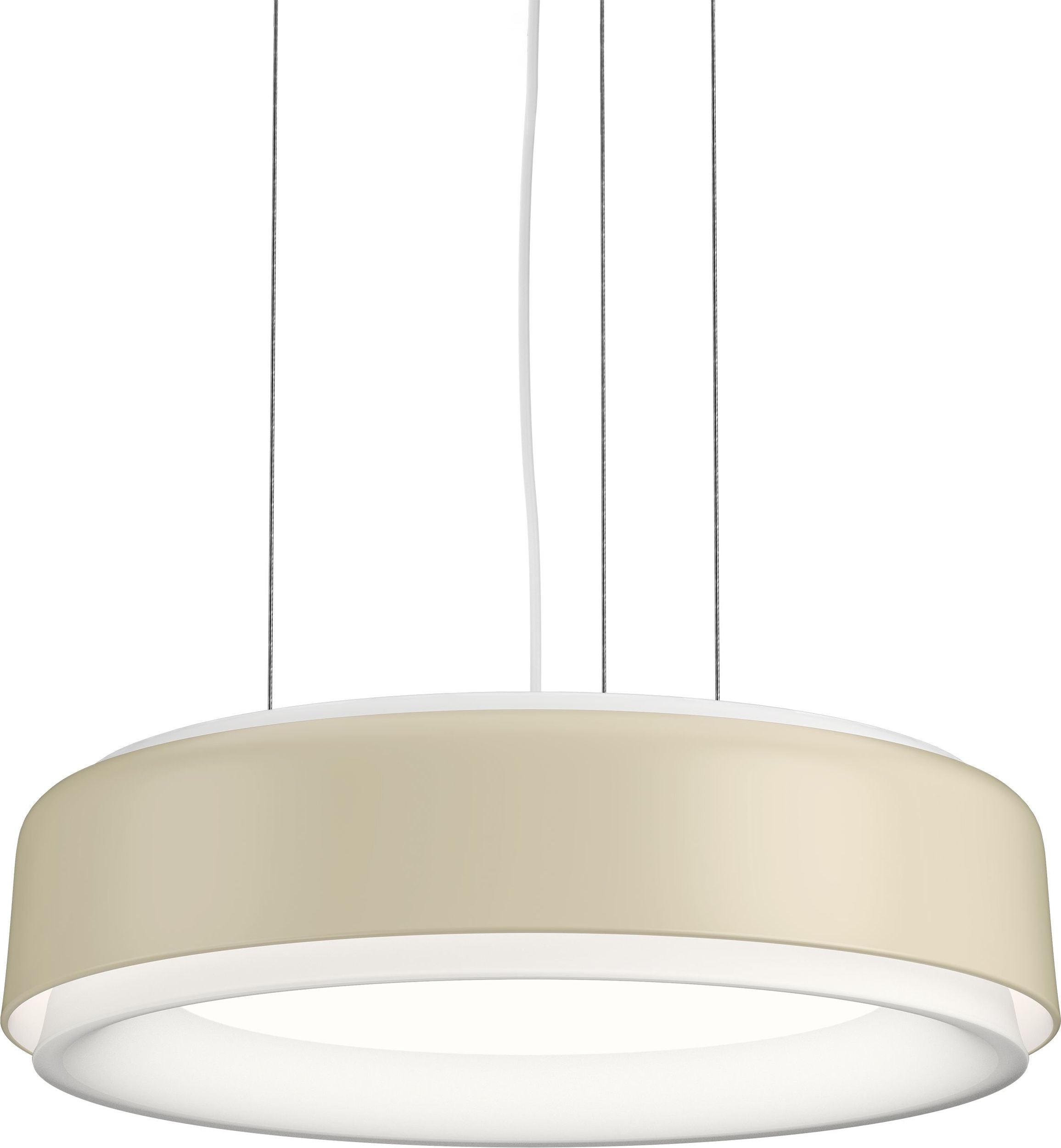Lampa wisząca LP Grand Suspended LED 3000K 32 cm szampańska sterowanie oświetleniem Dali
