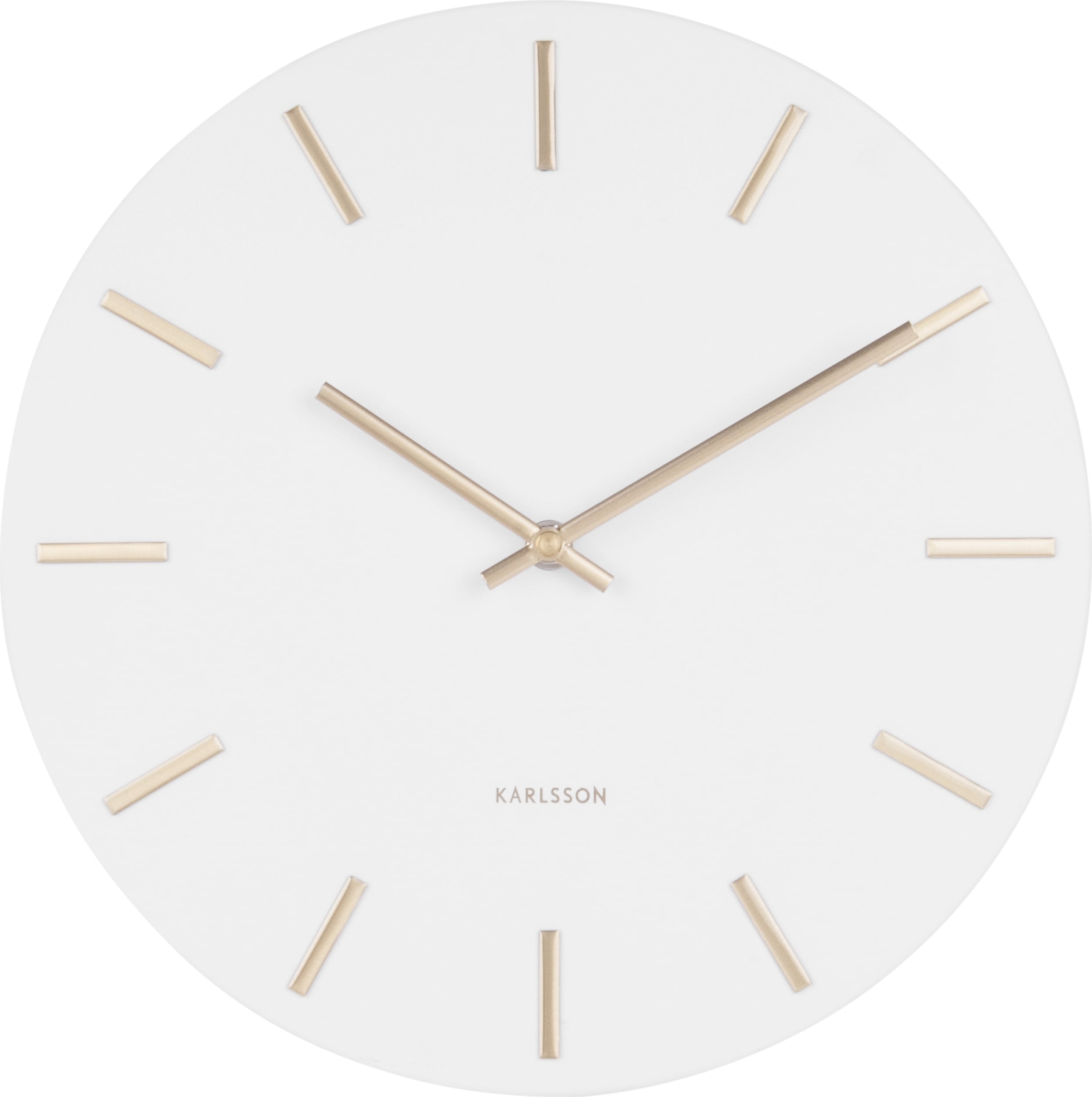 Zegar ścienny Charm 30 cm biały