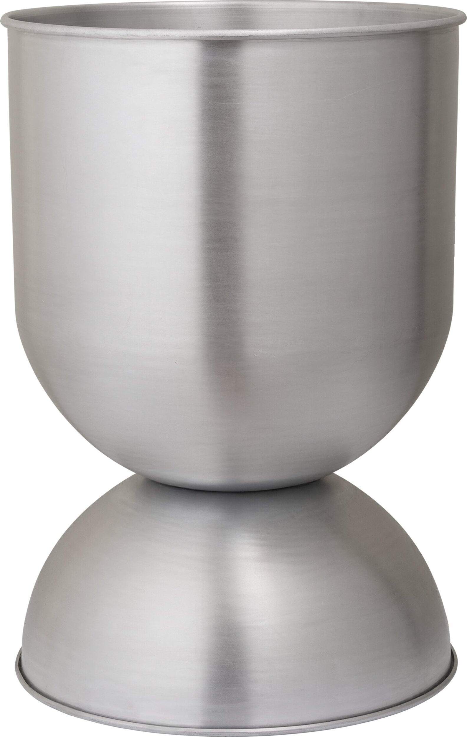 Osłonka na doniczkę Hourglass M aluminiowa