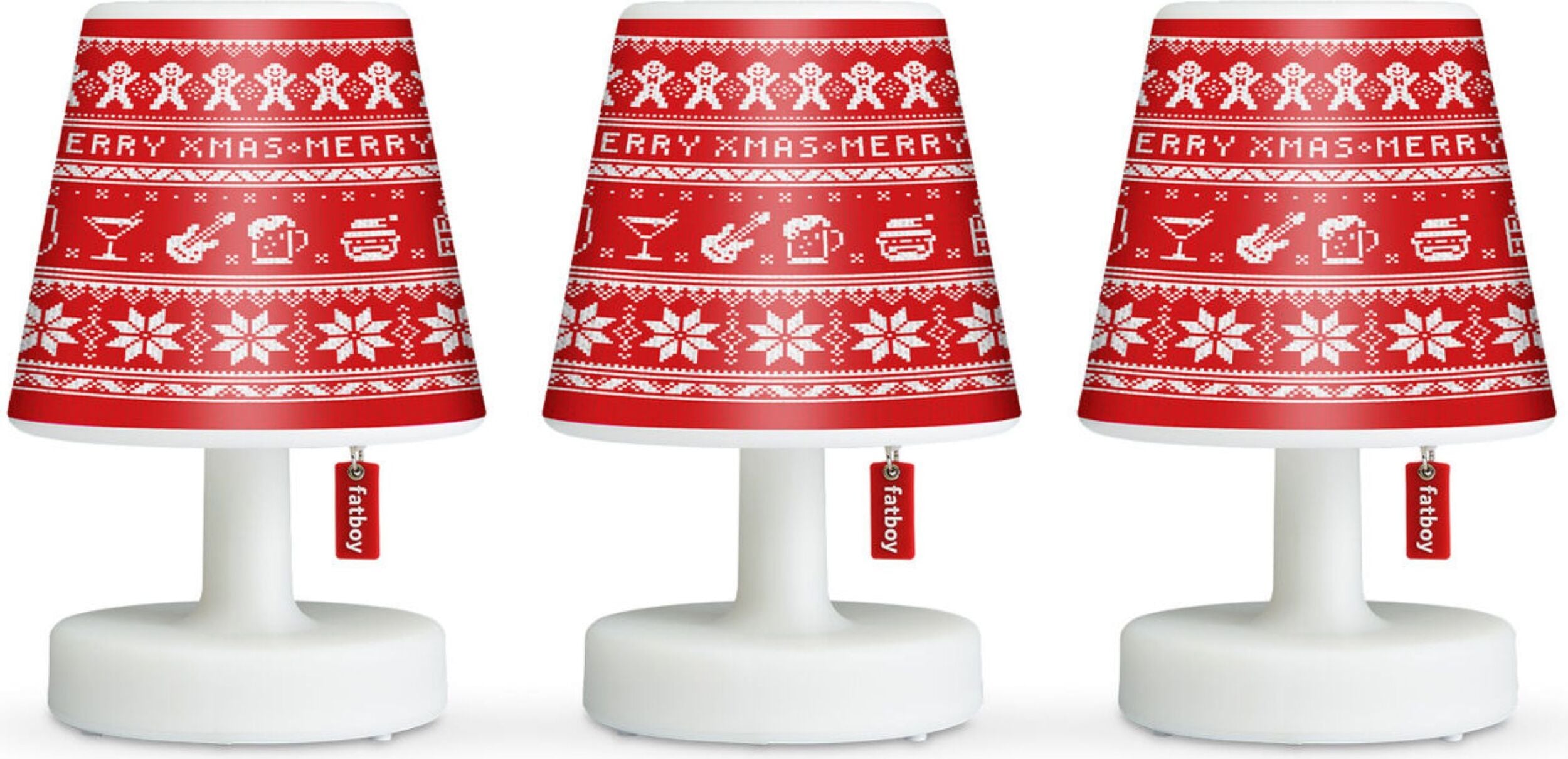 Abażury X-mas Cappie Sweater do lampy Edison The Mini 3 szt.