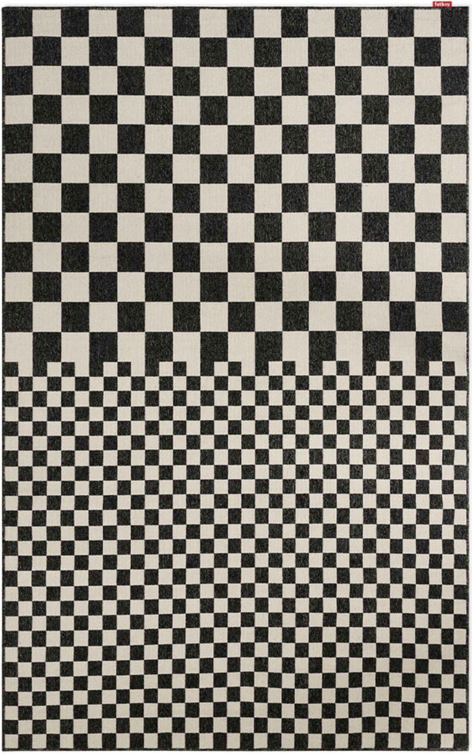 Dywan Grand Checky 200 x 302 cm antracytowo-beżowy