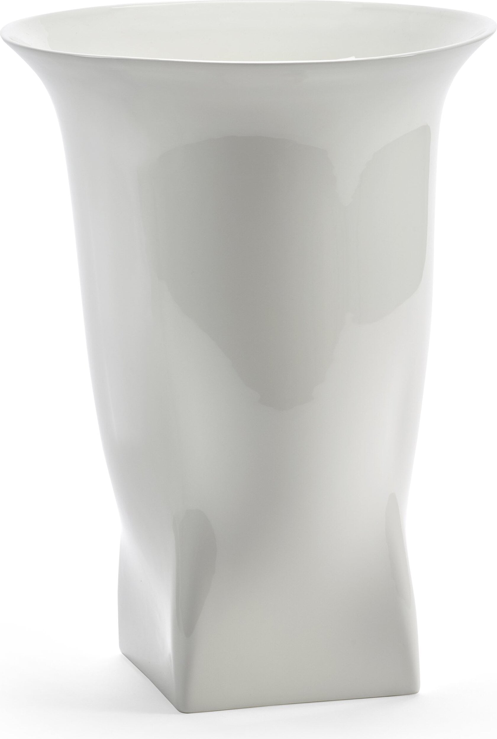 Wazon porcelanowy Josephine 30 cm biały