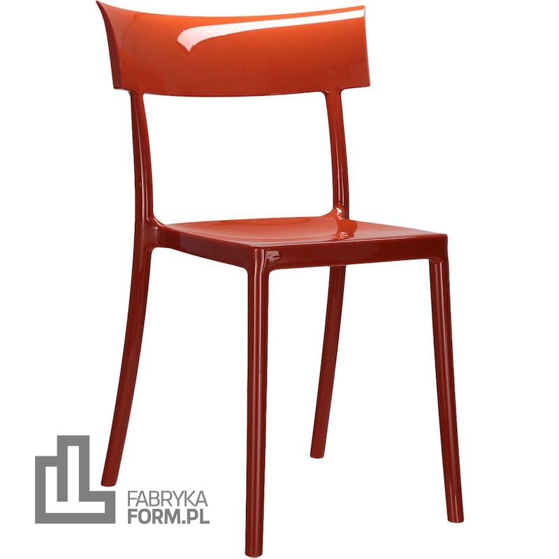Krzesło Catwalk rdzawopomarańczowe