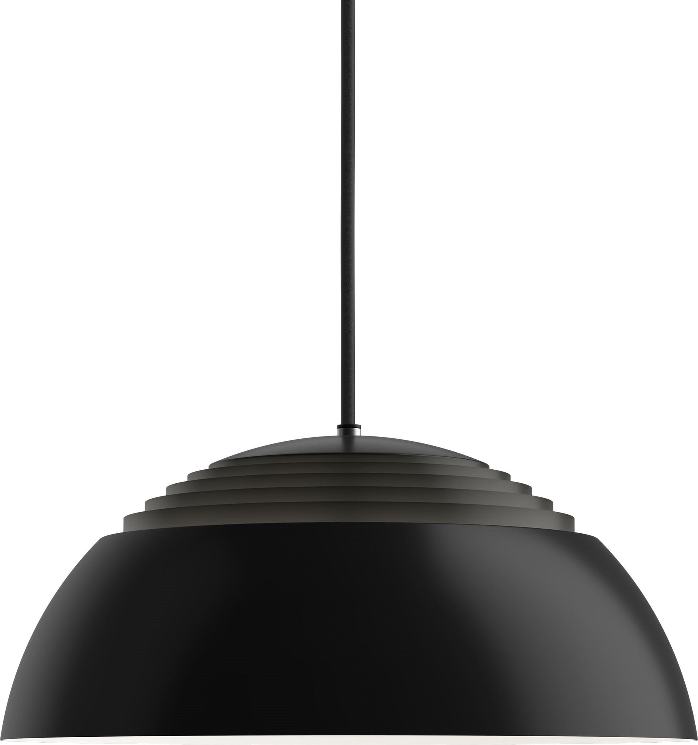 Lampa wisząca AJ Royal LED 2700K 37 cm czarna