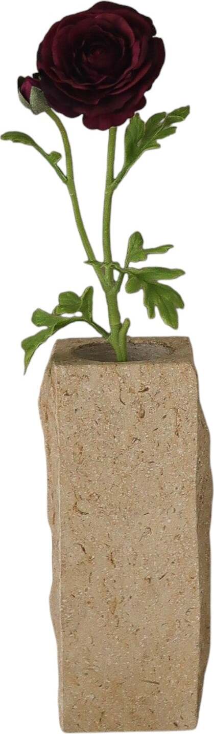 Kwiat sztuczny Botane jaskier 55 cm bordowy