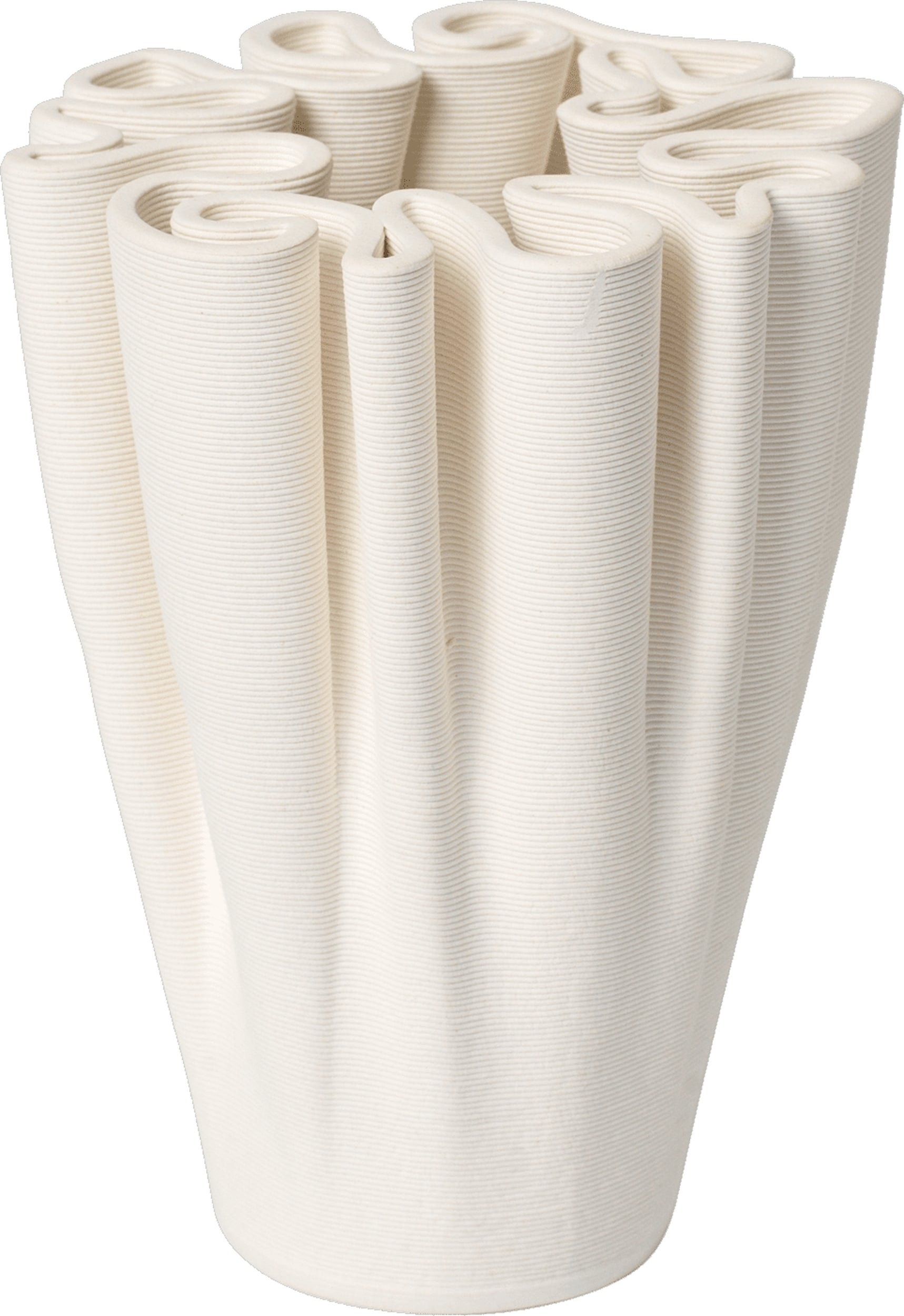 Wazon Dedali 11 cm złamana biel