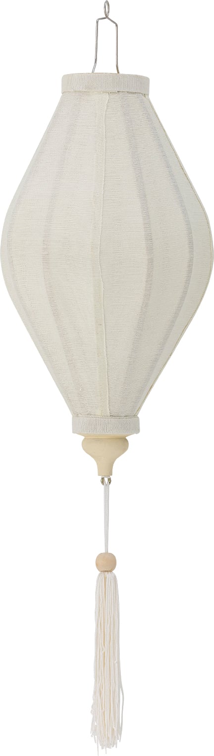 Dekoracja wisząca Pomp 39 cm biała