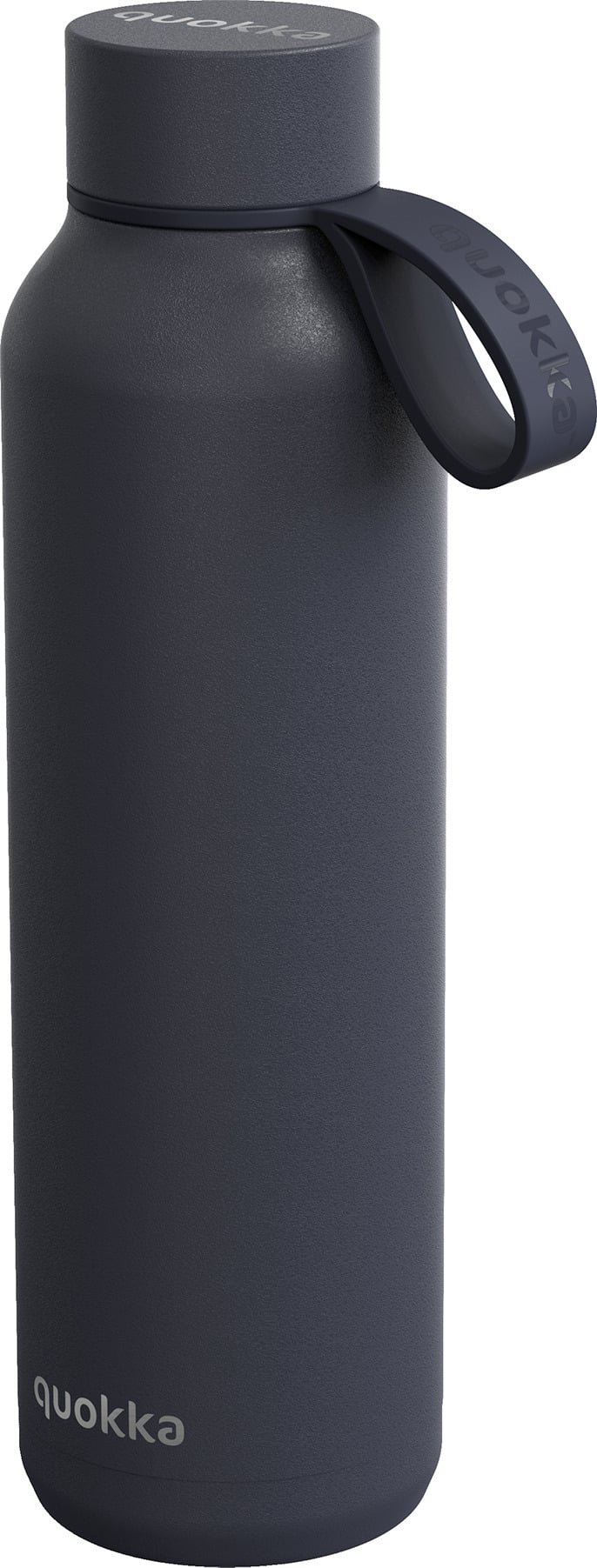 Butelka termiczna z uchwytem Quokka Solid 630 ml ciemnoszara