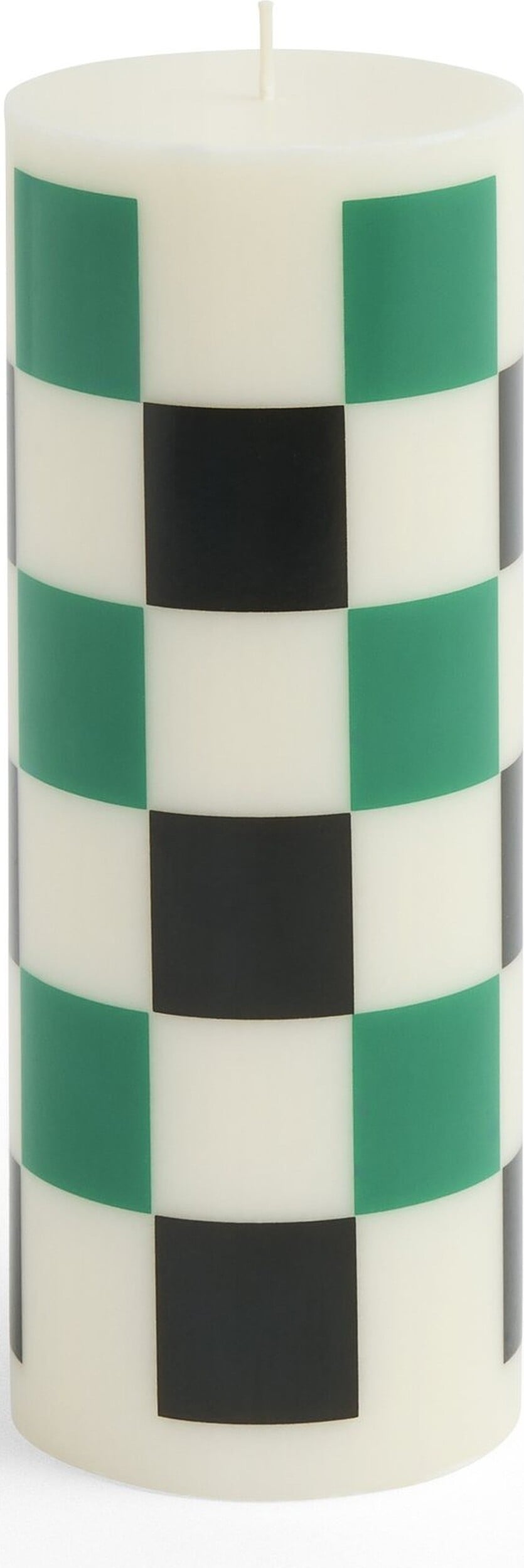 Świeca Column M zielono-czarna