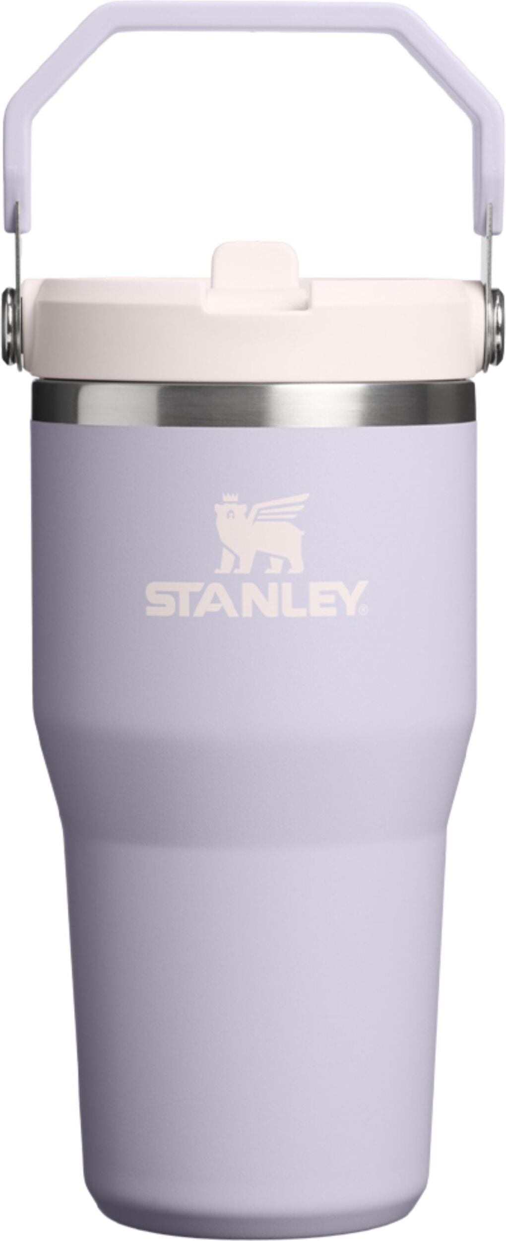 Kubek termiczny z uchwytem i słomką IceFlow Purple Dust 590 ml