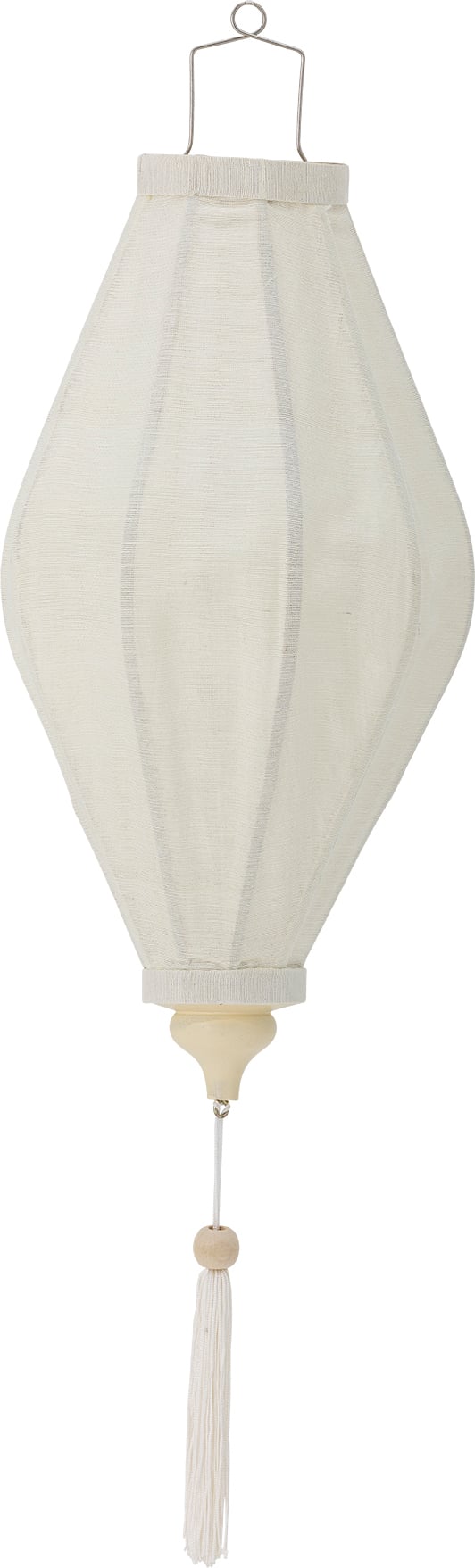 Dekoracja wisząca Pomp 50 cm biała