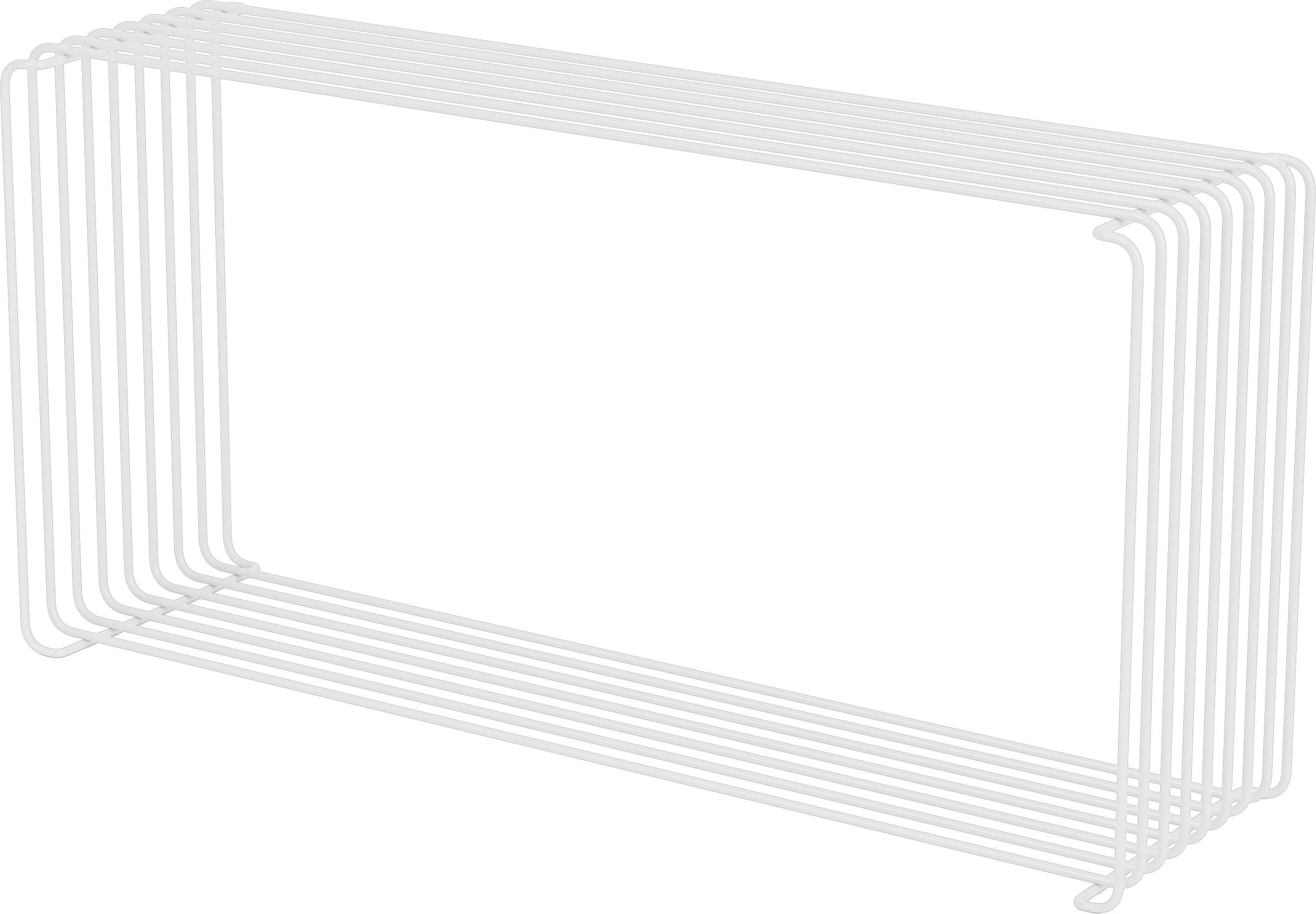 System modułowy Panton Wire 70 x 18 8 x 34 8 cm biały
