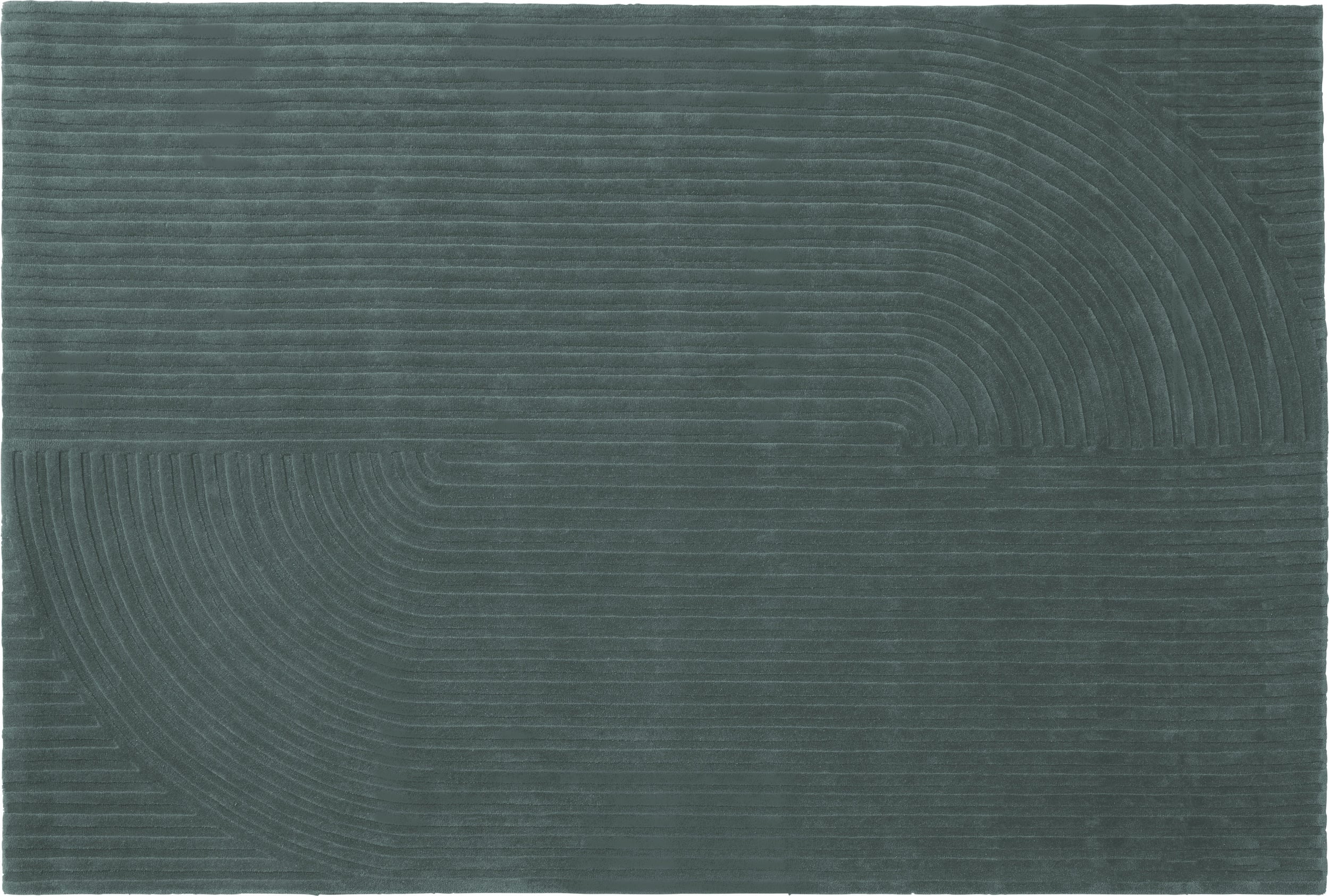 Dywan Relevo Quattro 200 x 300 cm ciemnozielony