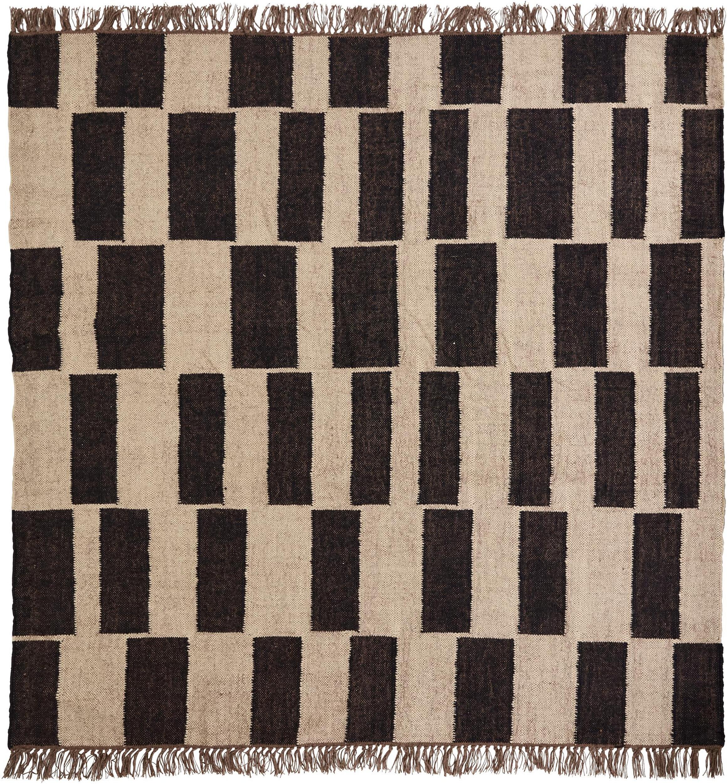 Dywan Graph 180 x 180 cm naturalny