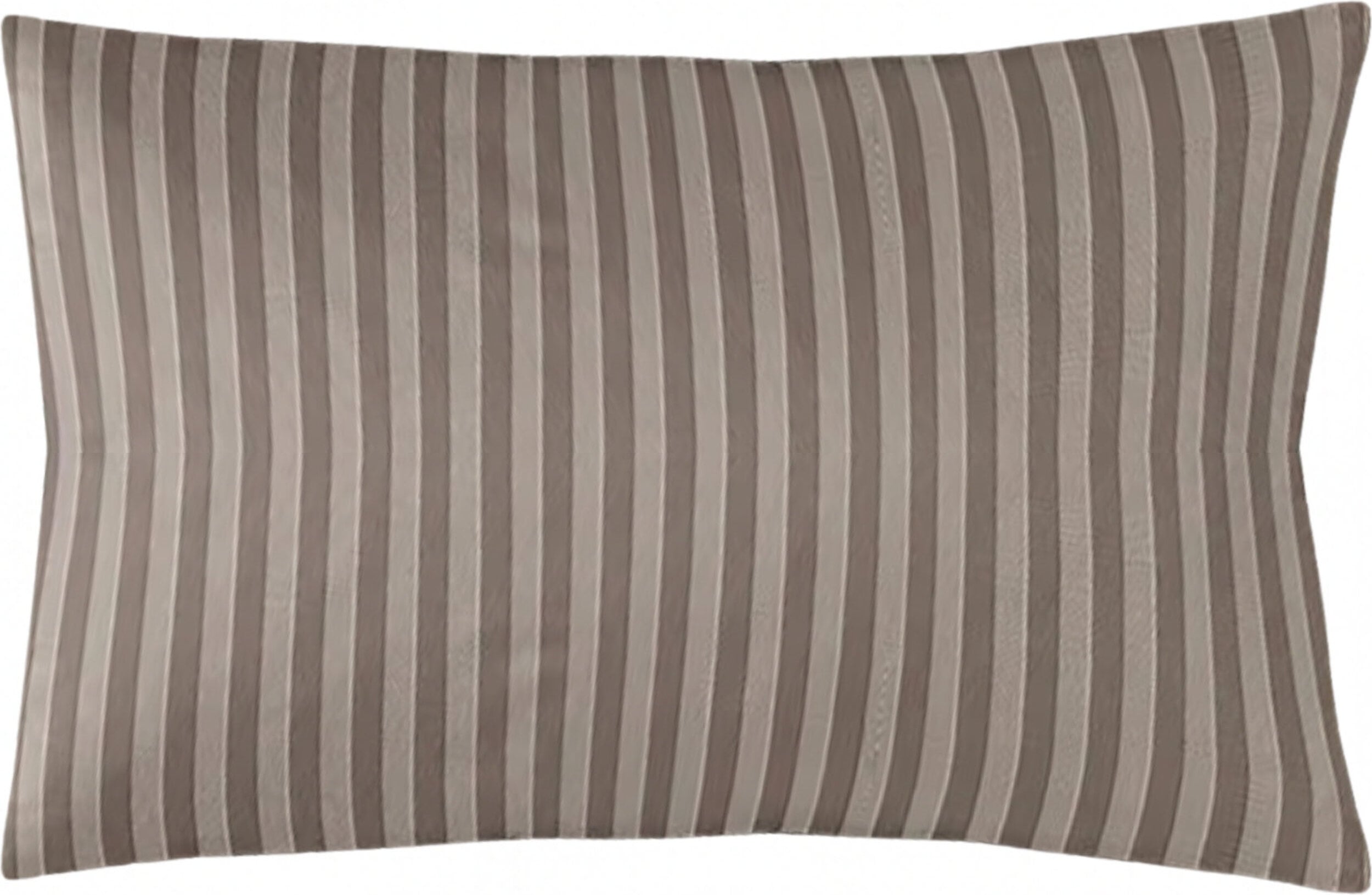Poszewka na poduszkę Soft Lines 40 x 80 cm brązowa z bawełny flanelowej