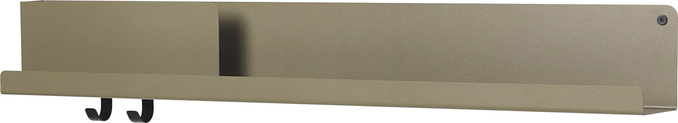 Półka ścienna Folded 96 x 13 cm oliwkowa