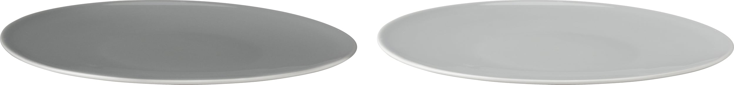 Talerze Emma 22 cm 2 szt. szare