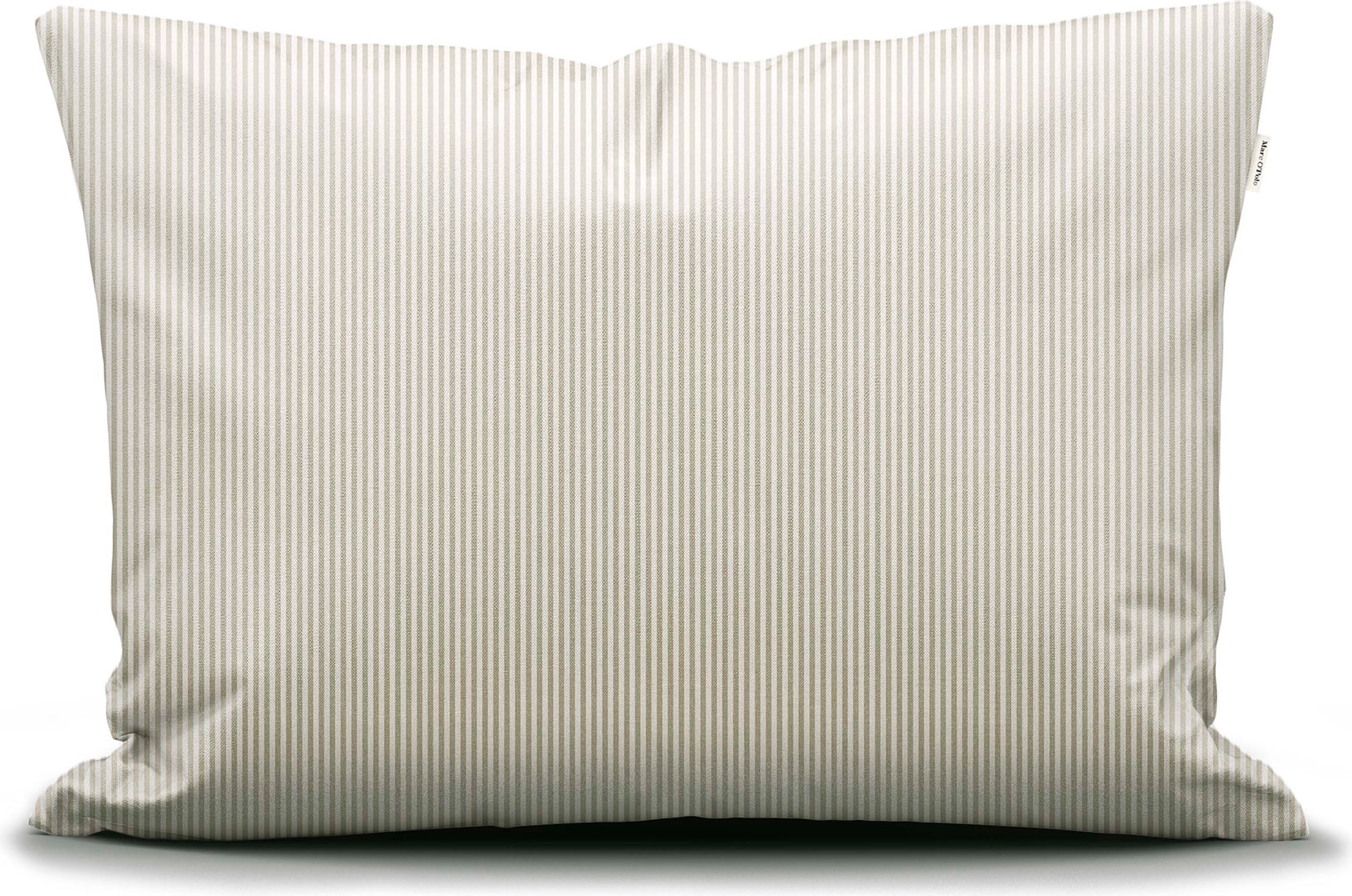 Poszewka na poduszkę Classic Stripe 40 x 40 cm beżowo-kremowa zapięcie suwak