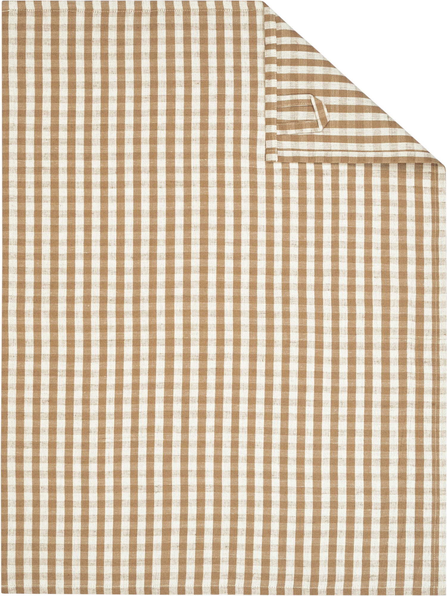 Ścierka kuchenna Linen Classics w kratkę beżowa