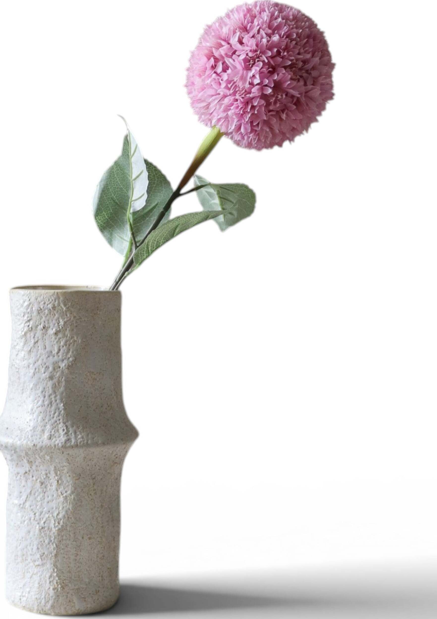 Kwiat sztuczny Botane czosnek ozdobny 75 cm różowy