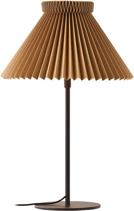 Lampa stołowa LK 334 50 cm żółta z papierowym kloszem