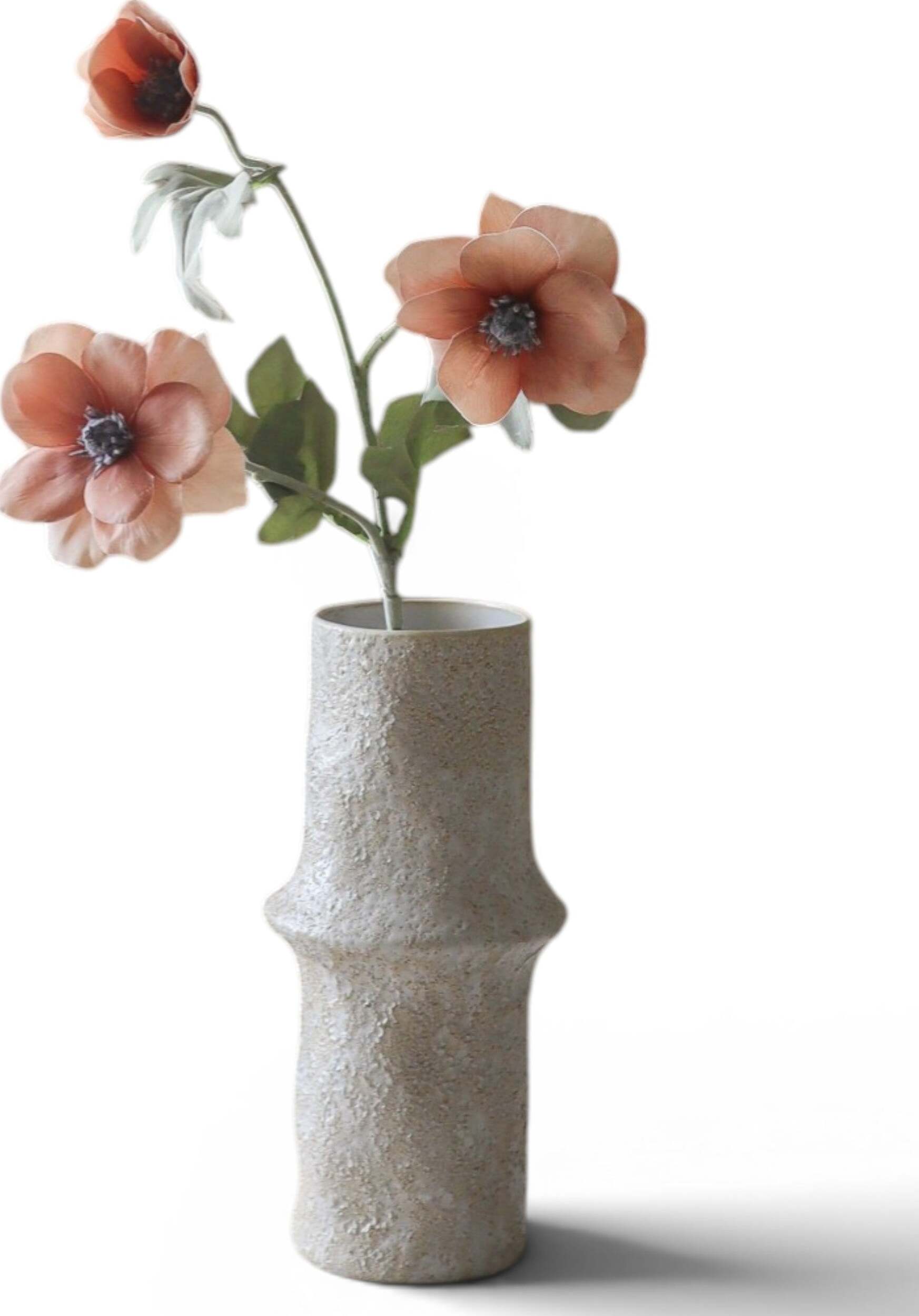 Kwiat sztuczny Botane zawilec wieńcowy 70 cm szampański