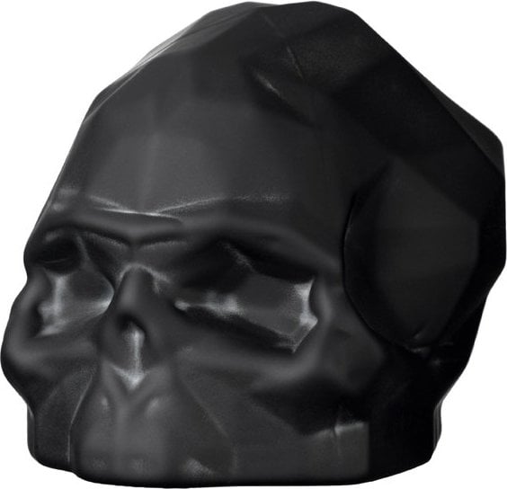 Figurka dekoracyjna Memento Mori czaszka S czarna matowa