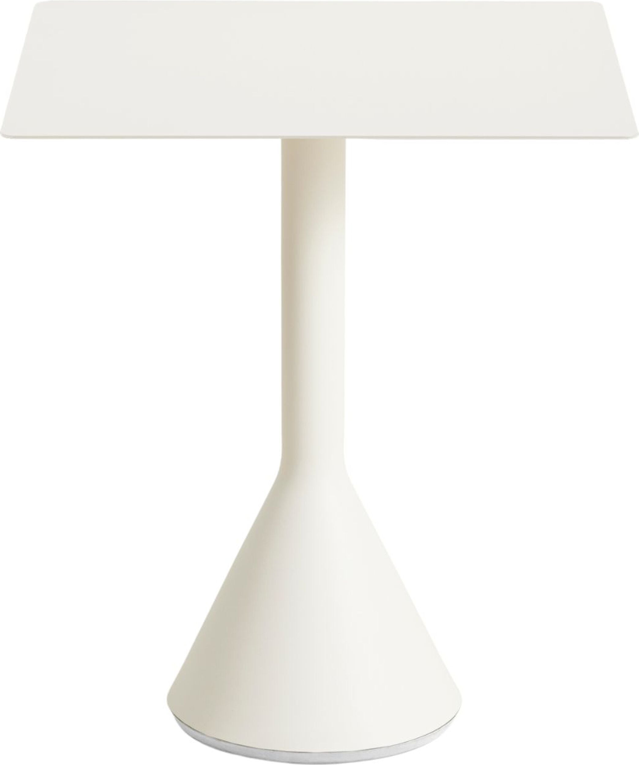 Stolik kawowy ogrodowy Palissade 65 x 65 cm biały