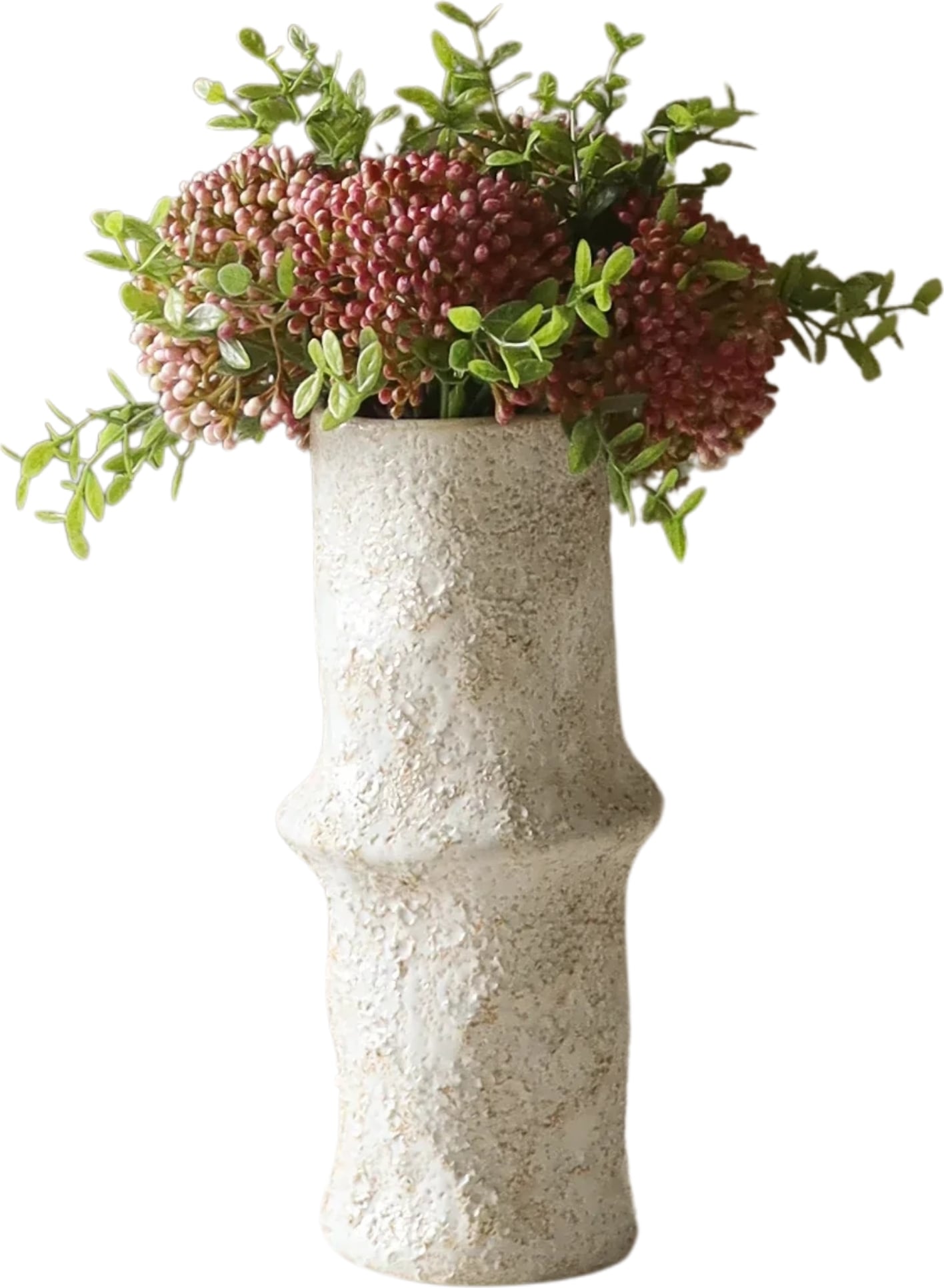 Kwiaty sztuczne bukiet Botane głóg 30 cm fioletowy